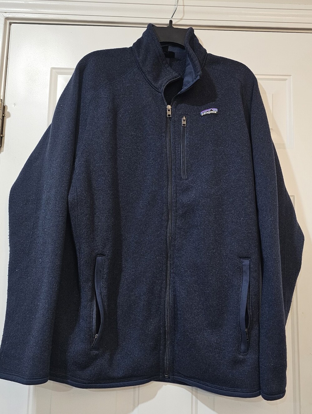 Patagonia Men's Navy Full-Zip Fleece Jacket Size XL